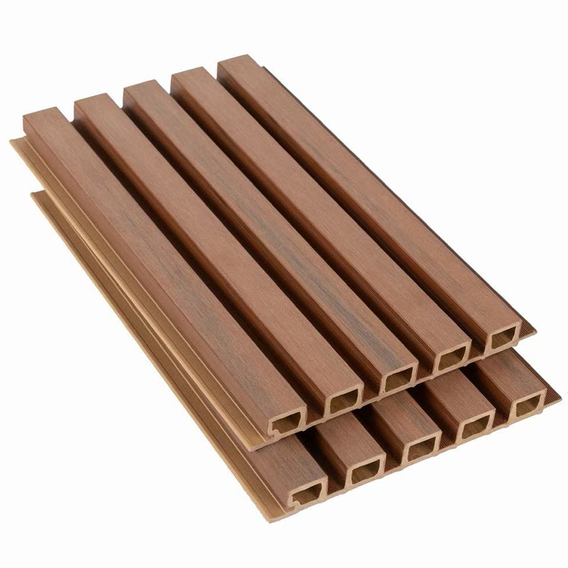 190 mm šířka, 20 mm tloušťka kompozit dřevo-plast Nový materiál PVC/ASA koextrudovaná mřížka