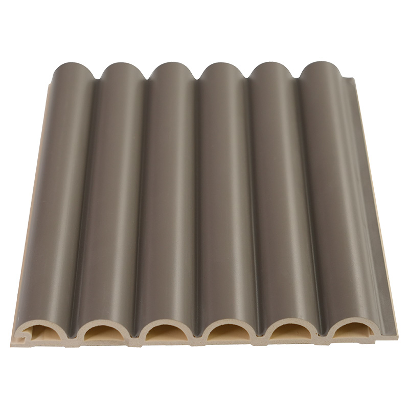 Šířka 158 mm Tloušťka 15 mm Drážkovaný PVC WPC vlnitý panel