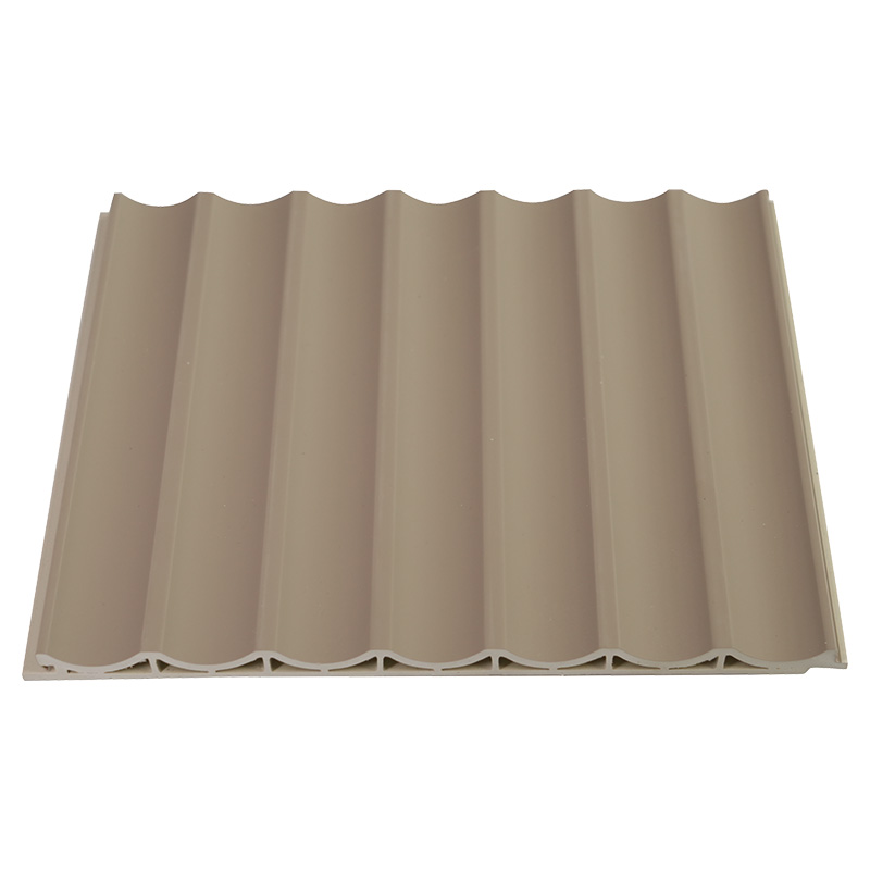 214*10mm WPC nástěnný panel pro domácí dekoraci interiéru s designem vnitřní obloukové mřížky